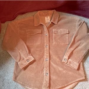 gap corduroy shirt jacket shacket